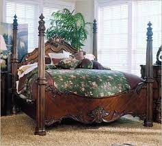 Pulaski Edwardian California King Poster Bedroom Set Bed King Poster Bed Poster Bed