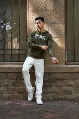 Heavyweight cotton hoodies form the backbone of modern casualwear., AI generated