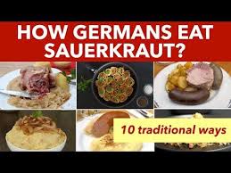 German Sauerkraut 10 German Sauerkraut Dishes Sauerkraut Benefits German Sauerkraut Spices Youtube Sauerkraut Rezeptideen Lebensmittel Essen