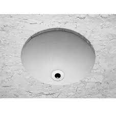 An undermount installation allows this sink to seamlessly integrate into your bath or powder room. Emilia Undermount Basin Round Builders Discount Warehouse