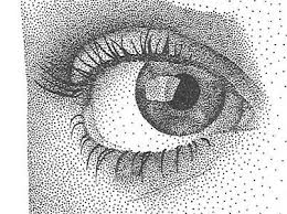 Simple Yet Intense Stipple Art To Help You See The Details Bored Art Stippling Art Pointalism Art Dotted Drawings