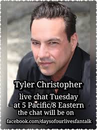 Come chat for an hour!  https://www.facebook.com/DaysOfOurLivesFanTalk/photos/i-hope-you-join-in-tyler-christopher-will-be-here/2258779730906711/