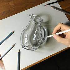 Little kids love that some of these are big kid pages to color. Hyper Realistic Drawing Of A Jug 3d Art Drawing 3d Pencil Drawings Realistic Pencil Drawings