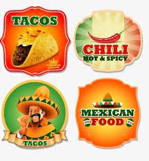 Vector Mexican Food Labels Food Vector Food Clipart Mexican Food Png Transparent Clipart Image And Psd File For Free Download Food Mexican Food Recipes Spicy Food Mexican