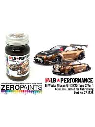 Great news!!!you're in the right place for black gold paint. Zero Paints Paint For Airbrush Nissan R35 Gt R Liberty Walk Lb Works Black Gold 1 X 60ml For Aoshima References 55915 And 05591 Ref Zp 1626 Spotmodel