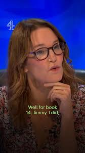 Just Susie Dent throwing bait to Jimmy Carr