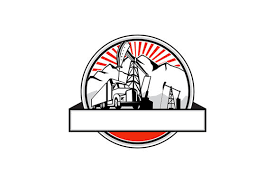 *file will be available immediately through. Oil Derrick Truck And Mountain Circle Graphic By Patrimonio Creative Fabrica