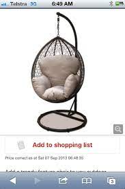 Bunnings Hanging Egg Chair Egg Swing Chair Hanging Egg Chair Egg Chair