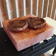Baking to prevent your himalayan salt block from cracking in the oven, slowly preheat it on a grill or stovetop. Perfectly Seasoned Steak On Our Square Himalayan Salt Block Himalayan Salt Block Recipes Salt Block Cooking Cooking Temp For Beef