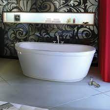 76 g , 58 g. Maax 105359 000 Jazz Freestanding Soaker Tub Qualitybath Com