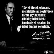 Ulu önder atatürk'ün özlü sözleri aşağıda konularına göre sınıflandırılmıştır. Mustafa Kemal Ataturk Cumhuriyet Ile Ilgili Sozleri Eskimeyen Kitaplar