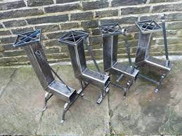Woodlands Out Door Rocket Stove For Camping Garden Garage Workshop Shop Vw Show T4 T5 Camper Rocket Stoves Diy Rocket Stove Metal Projects