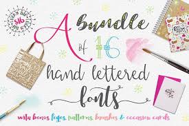 Lucky Dip Hand Lettered Font Bundle 1001 Free Fonts Download Download 41740 Fonts In 21755 Families For W Hand Lettering Hand Lettering Fonts Lettering Fonts
