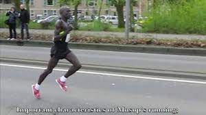 It seems likely that other factors beyond the simplistic classifications of forefoot, midfoot or rear foot strike are important, especially cadence and overstriding. Moses Mosop Kenya Running Technique Looptechniek Youtube