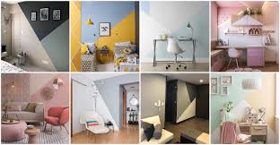 Di era sekarang tahun 2020. 14 Idea Corak Geometri Untuk Feature Wall Rumah Cat Sendiri Je Cantik Sangat Ilham Media