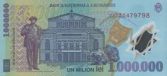 A pound is a unit of weight commonly used in the united states and the british commonwealths. Romania 1 000 000 Lei Issued In 2003 Uncirculated Polymernotes Org