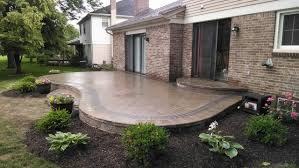 Building a raised patio adjacent to house. Raised Paver Patio Houzz