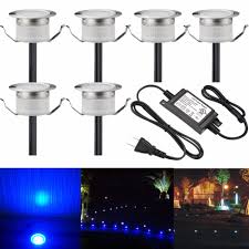 Fvtled 12v Led Deck Lighting Kit Stainless Steel Waterproof Outdoor Landscape Garden Yard Step Lamp In Ground Lights Pack Of 6 Led Deck Light Deck Light12v Led Deck Lights Aliexpress