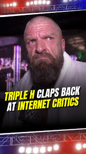 Triple H claps back at the critics! 💪 Live crowd reactions matter! 👏 What  do you think? 🤔 , ., ., ., #TripleH #WWE #CodyRhodes #JeyUso #Wrestling  #Criticism #LiveCrowd #Success #Feedback