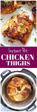 Instead of beef, we use moist, boneless chicken thighs and to make things easier for you, the taco filling is cooked in a slow cooker, so you can prepare it in the morning and come home to a. Instant Pot Chicken Thighs Recipe The Best And Easy Way To Cook Bone In Instant Pot Chicken Thighs Recipe Best Instant Pot Recipe Chicken Slow Cooker Recipes