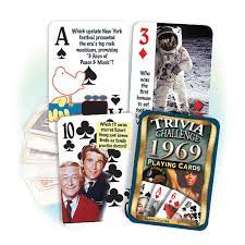 Born in 1969 50th birthday party games 1970s trivia price | etsy. Flickback 1969 Trivia Playing Cards 50th Birthday Or 50th Amazon Com Au Toys Games