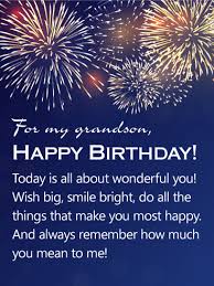 Birthday Greetings For Grandson You Mean A Lot To Me Happy Birthday Wishes Card For Grandson Birthday Greeting Cards By Davia Birthday Verses Birthday Verses For Cards Happy Birthday Wishes Cards