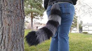 Furry Raccoon Costume Tail XL 44 - AnthroWear
