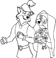 Robin Hood Lady Marian Boda Disney Dibujos Para Colorear Wedding Gif 643 661 Disney Coloring Pages Wedding Coloring Pages Avengers Coloring Pages