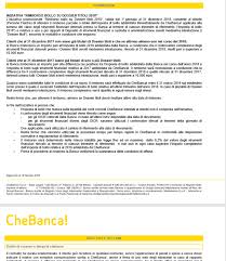 In quest'ultimo caso è possibile scaricare dal proprio conto deposito il modulo di chiusura da compilare. Promozione Chebanca Sul Bollo Titoli Truffaldina