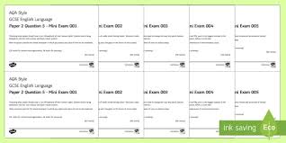 Ten persuasive writing techniques to transform students' responses to gcse english language, paper 2, question 5 anthony cockerill teaching english friday april 5, 2019 thursday october 29, 2020 discover some really effective techniques for persuasive writing that will transform students' planning and allow them to write compelling responses. Aqa English Language Paper 2 Question 5 Five Practice Qs