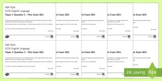 No fixed answers a piece of paper from a doctor that says what medicine you need. Aqa English Language Paper 2 Question 5 Five Practice Qs