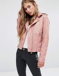Image 1 Of Mango Leather Look Biker Jacket Leather Jacket Jackets For Women Jackets