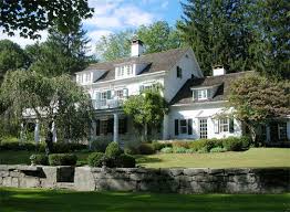 A Colonial Style Estate For Sale In Bedford New York Colonial Style House Exterior Dream House