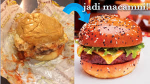 Memang untung la siapa dapat kahwin dengan dia. Resepi Burger Ramly Sedap