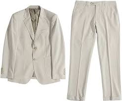 Men's Casual Suit Two Buttons Patch Pocket for Daily Leisure Party Jacket & Pants Set - Product from Amazon.com