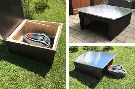 Wetterfeste Garage Fur Den Roboter Rasenmaher Do It Garden Blog Garage Mahroboter Rasenroboter Garage Mahroboter Garage Selber Bauen