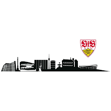 The designers have reduced the old coat of arms and placed it in a. Wandtattoo Vfb Stuttgart Skyline Wandsticker Fur Vfb Fans Wall Art De
