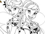 Elsa i anna siostry z bajki frozen. Kolorowanka Z Anna I Elsa Gry Kraina Lodu
