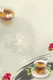 الصحة زهرة الشاي ملصق المواد الاساسية flower tea tea illustration balloon background