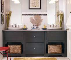 What is the price range for gray bathroom vanities? Dark Gray Bathroom Vanity Kemper Cabinetry