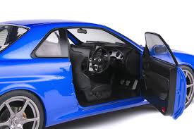 Solido - Nissan Skyline GT-R (R34) – Bayside Blue – 1999 - Kuzucu Gaming