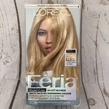 I am not a professional by any means, and color oops did not work before this. L Oreal Feria 11 21 Ultra Pearl Blonde Hi Lift Hair Color Rebel Chic 71249315408 Ebay