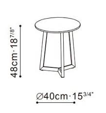 Teri contemporary side table