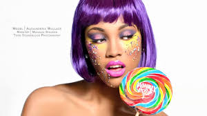 Candy Make-up Concept with Make-up artist Monique Stevens