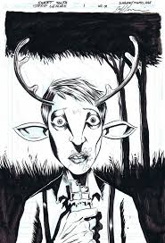 When vicious hunters descend on his isolated forest home, a mysterious and violent man called jepperd rescues gus. Jeff Lemire One Of My Favorite Books Right Now Sweet Tooth Consistently Giving Me An Emotional Response Comic Art Sweet Tooth Comic Art