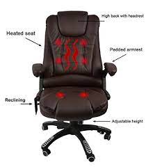 massage chair swivel wireless executive ergonomic heated vibrating chair for computer desk brown executive office chairs swivel chair massage chair