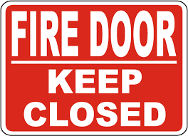 It might make sense to assume that in the event of a fire, having doors open allows a more effective evacuation route for people inside the building. Fire Door Keep Closed Sign A5170 By Safetysign Com