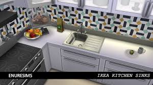 Go for a click waste or a good old fashioned p&c. Enure Sims Ikea Kitchen Sinks 800 Polygons 10 Types Of Sinks