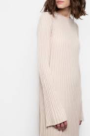 Under the profound guidance of. Uturoa Ribbed Knit Dress By Loulou Studio Natural Shopperboard