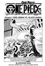 Read One Piece Chapter 1020 on Mangakakalot